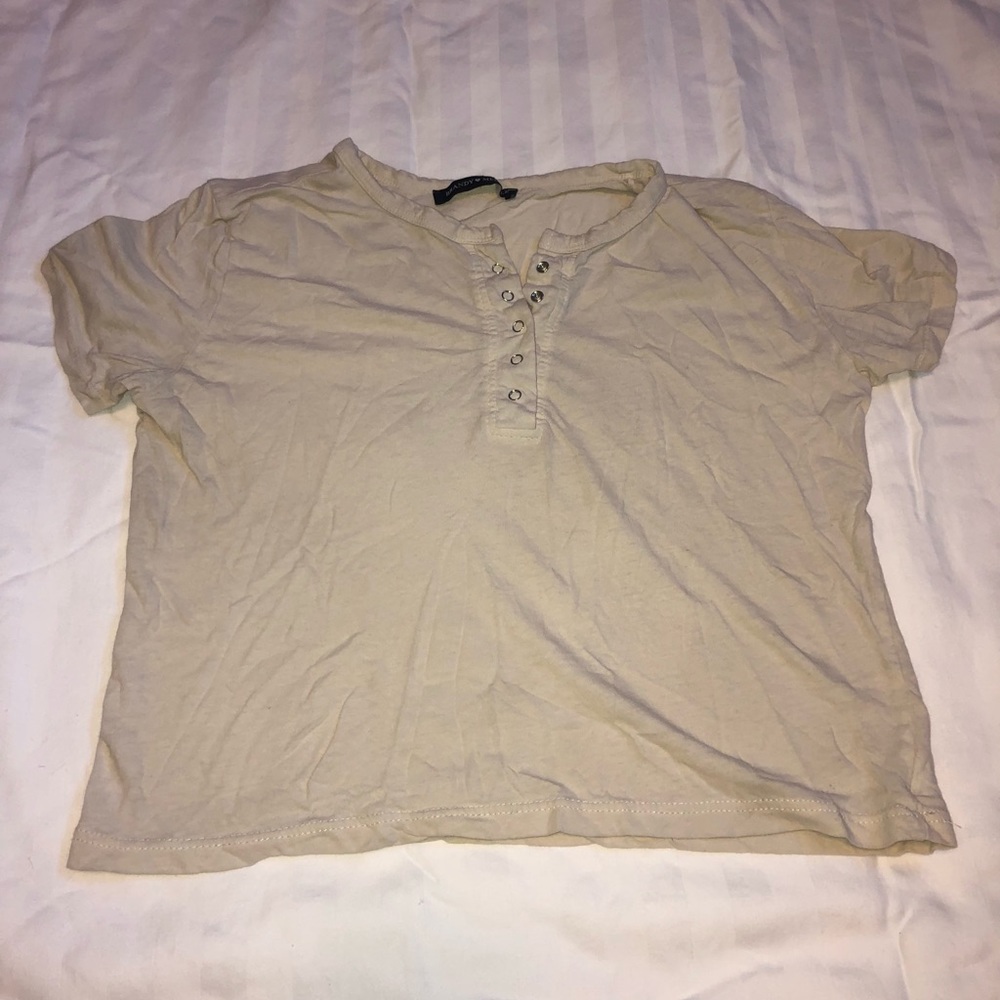 Brandy Melville Cropped Shirt